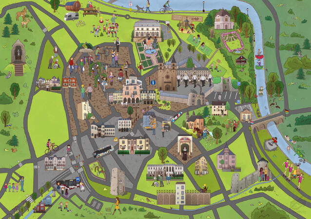 Commission Map Flyer Echternach